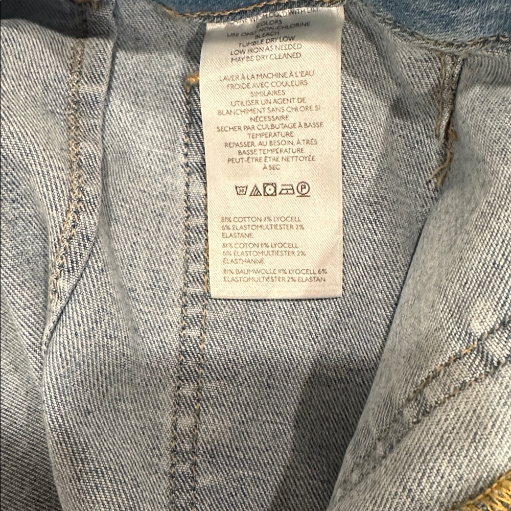 Anthropologie Maeve Light Wash Wide-Leg Jeans Size 32 - Picture 7 of 8
